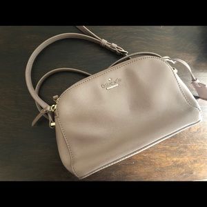 Kate Spade nude patent leather cross body